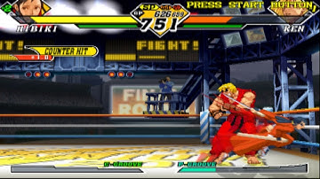 Capcom vs. SNK 2: Mark of the Millennium 2001 - Nakoruru/Athena/Hibiki - Arcade Mode Playthrough