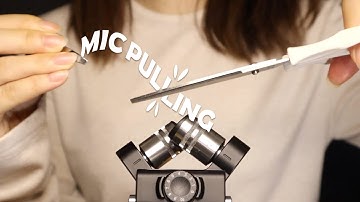 ASMR Tingly MIC Pulling Invisible Triggers🤍✂