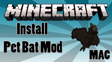 Minecraft 1.6.4 - How To Install The Pet Bats Mod (Mac) HD