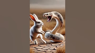 Brave Rabbit Rescues Injured Kitten (Heartwarming) #cuteanimal