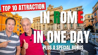 Rome in one day trip - The perfect itinerary to see the top10 attractions in Rome in one day!