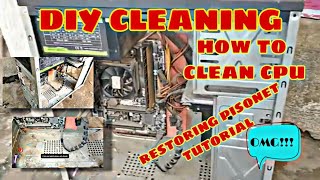 HOW TO CLEAN CPU | DIY CPU CLEANING | PISONET CLEANING TUTORIAL | DUST REMOVAL CPU | AriesTech TV