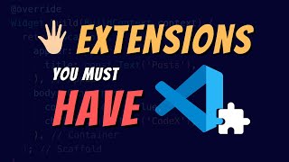 5 useful extensions for VS Code | Flutter