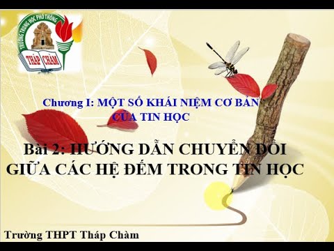 HƯỚNG DẪN CHUYỂN ĐỔI GIỮA CÁC HỆ ĐẾM TRONG TIN HỌC CÔ HƯƠNG - youtube