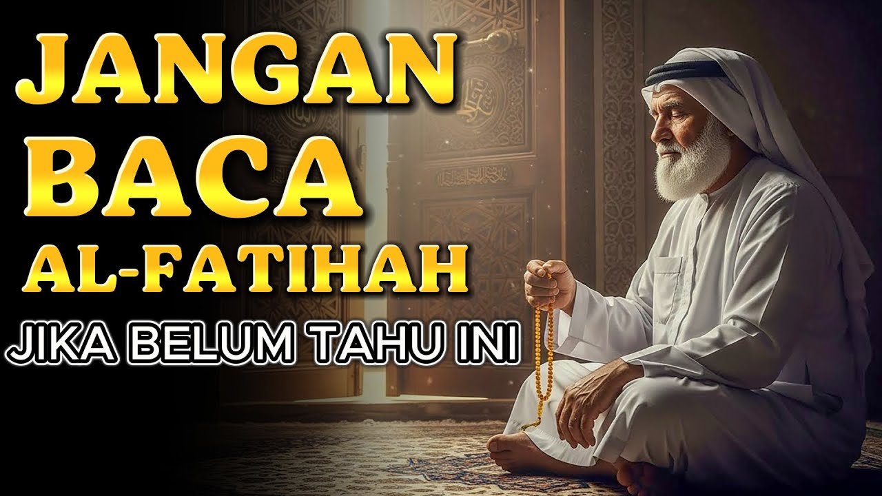 Когда Аль-Фатиха жива, процветание приходит без погони.