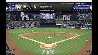 World Baseball Association 2024 playoffs, CSLCS, game 2: Georgia Braves vs. New York Yankees.
