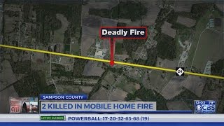 2 dead in Clinton mobile home fire