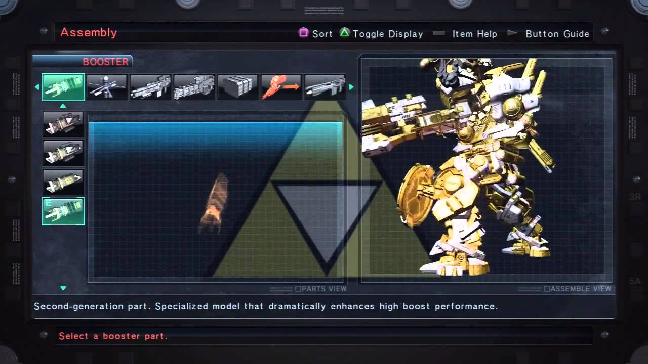 armored core v build guide Armored core v white glint ac4a build youtube.