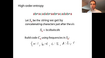 High order empirical entropy