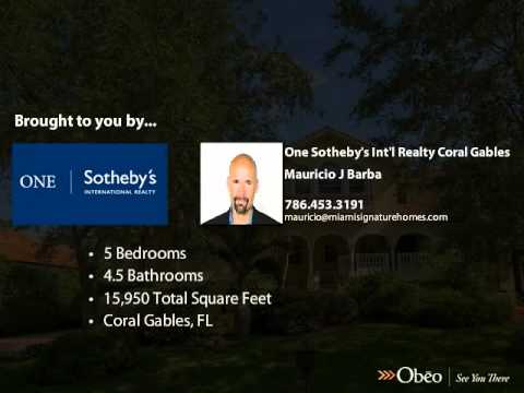 321 Costanera Rd, Coral Gables, FL home video tour