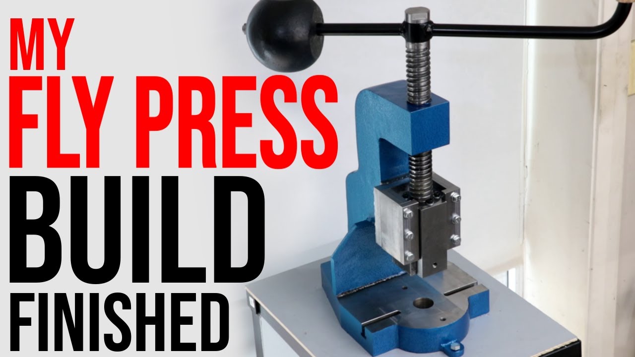 Making A fly Press | Part 4 - Pressing Bearings And Bending Metal - YouTube
