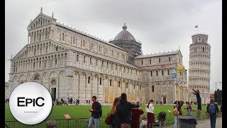 Cathedral, Baptistery &amp; Leaning Tower of Pisa - Italy (HD)