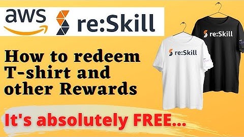 How to Claim your AWS reSkill T-shirt | AWS T-shirt for FREE | AWS reSkill Challenge #AWSreSkill