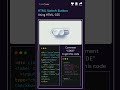 CSS Switch Button Design 🔘 | Custom Checkbox with HTML & CSS | UI Animation #coding #webdesign