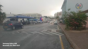 Crazy Rain 🌧 In Windhoek Namibia 🇳🇦.