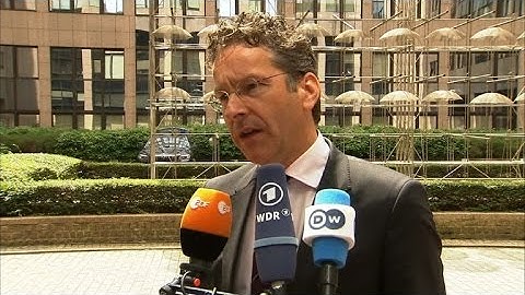 Eurogroup chief: Greek bailout without IMF 