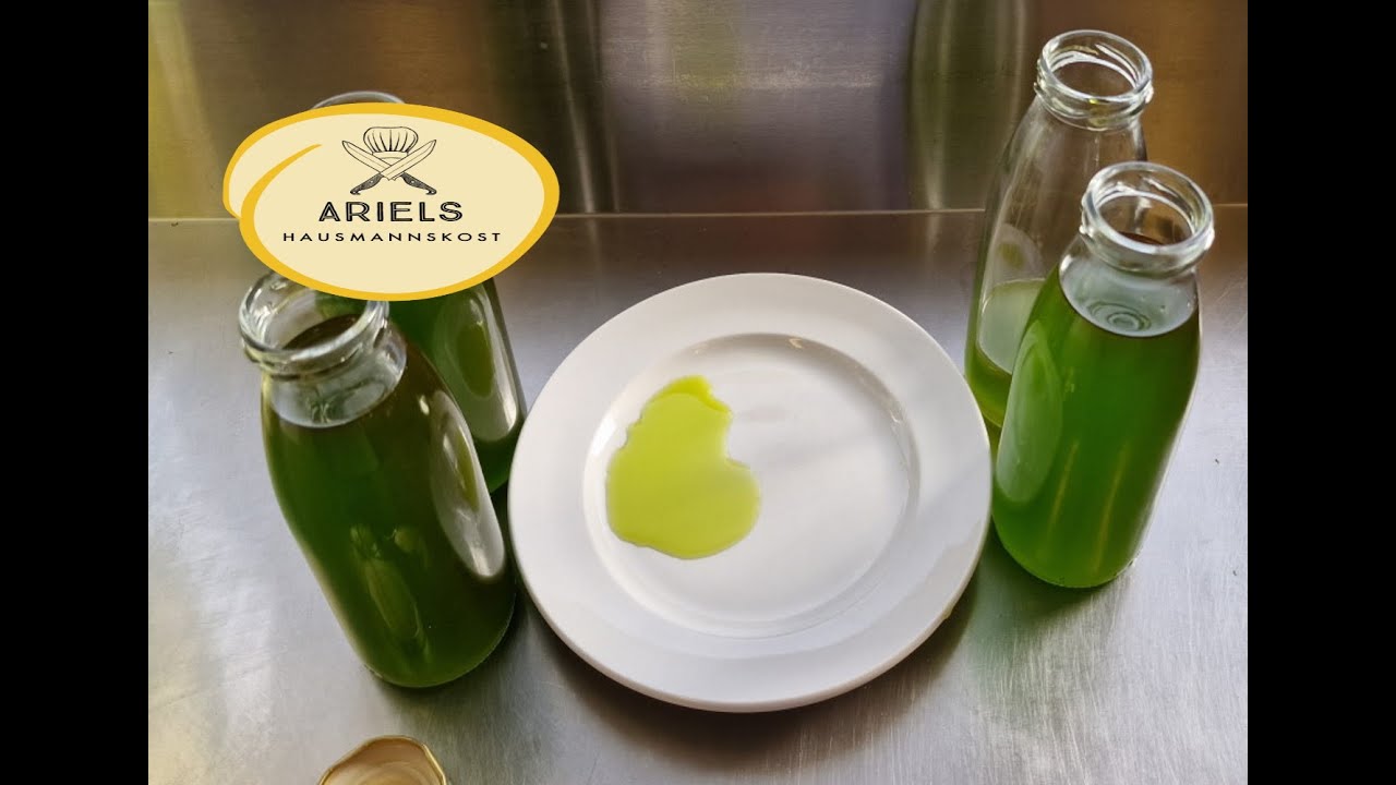 Petersilien Öl selber machen, Hausmannskost,