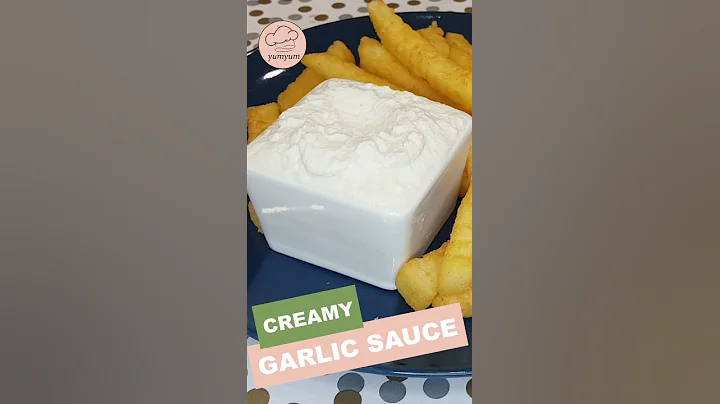 Garlic Sauce Recipe (no eggs) #Shorts
