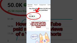50K VIEWS... How much YouTube Paid Me?