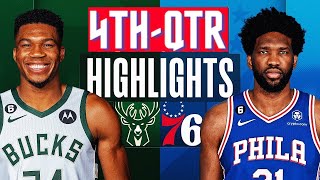 Philadelphia 76ers vs. Milwaukee Bucks Highlights HD 4TH-QTR | NBA October 26, 2023