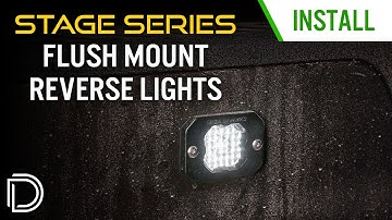 How to Install Stage Series Flush Mount Reverse Light Kit | Diode Dynamics