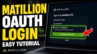 How to authenticate with Matillion ETL using OAuth - Easy Tutorial