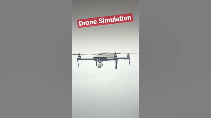 3D Drone Simulation! #engineering #drone #simulation #software