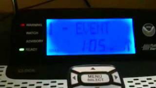 NOAA Weather Radio EAS #8: Severe T-Storm Warning