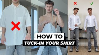 How to Tuck In Your Shirt the Right Way And Stay | 5 WAYS COMPILATION