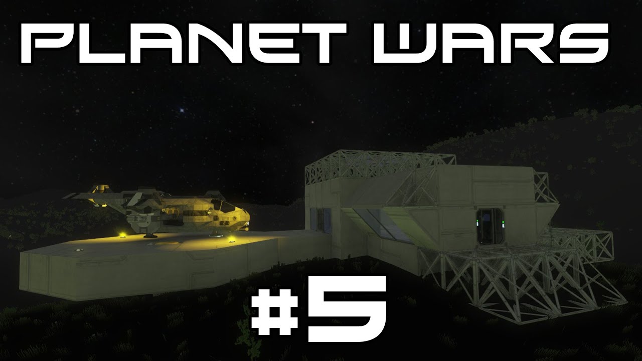 Space Engineers Planet Wars - Planetary Plumbing! #5 - YouTube