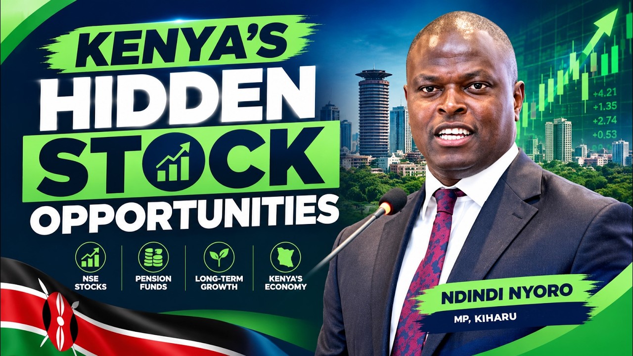 Still from Ndindi Nyoro on NSE Stocks, Pension Funds & Investment Opportunities in Kenya