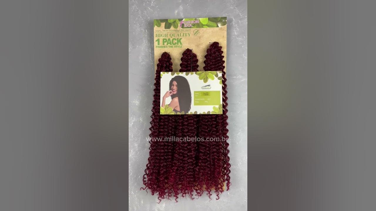 Cabelo Orgânico Cacheado Fashion Idol Crochet Braid Tulipa