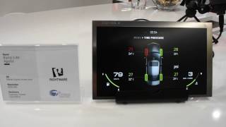 Rightware Kanzi Lite demo at Embedded World 2017