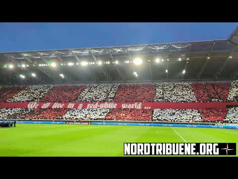 SC Freiburg e.V. gegen Juventus Turin, Choreo und Support.