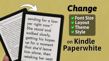 Kindle Paperwhite: How to Change Font Size and Style!