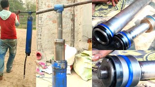 Tractor Trolley Hydraulic Cylinder Repair Kaise Kare 🛑15 Ton Jack Kit Chang🛑