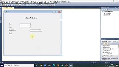 Tutorial Membuat Aplikasi Absensi Mahasiswa || VB.Net
