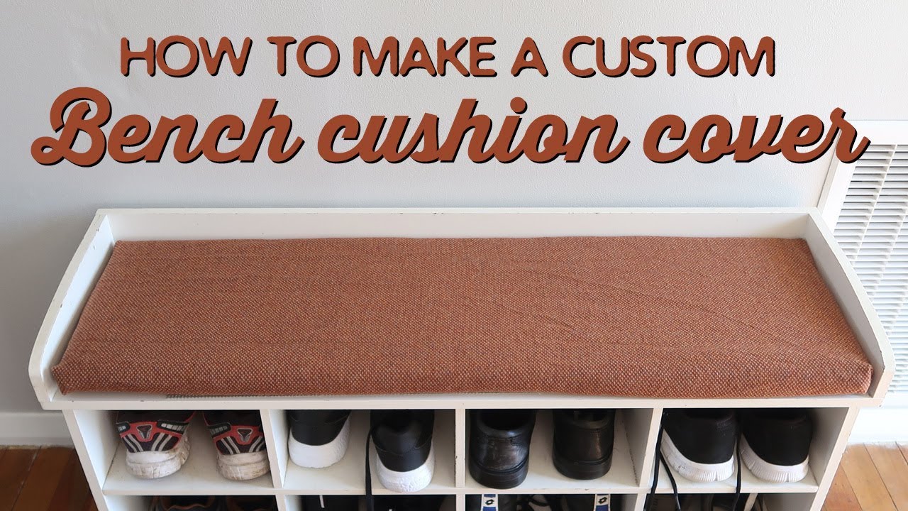 How To Make A Custom Bench Cushion Cover A Thousand Words Youtube