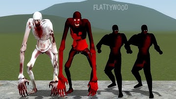 SCP-096 ULTIMATE VS SCP-087-B:CB!! Garrys Mod Sandbox