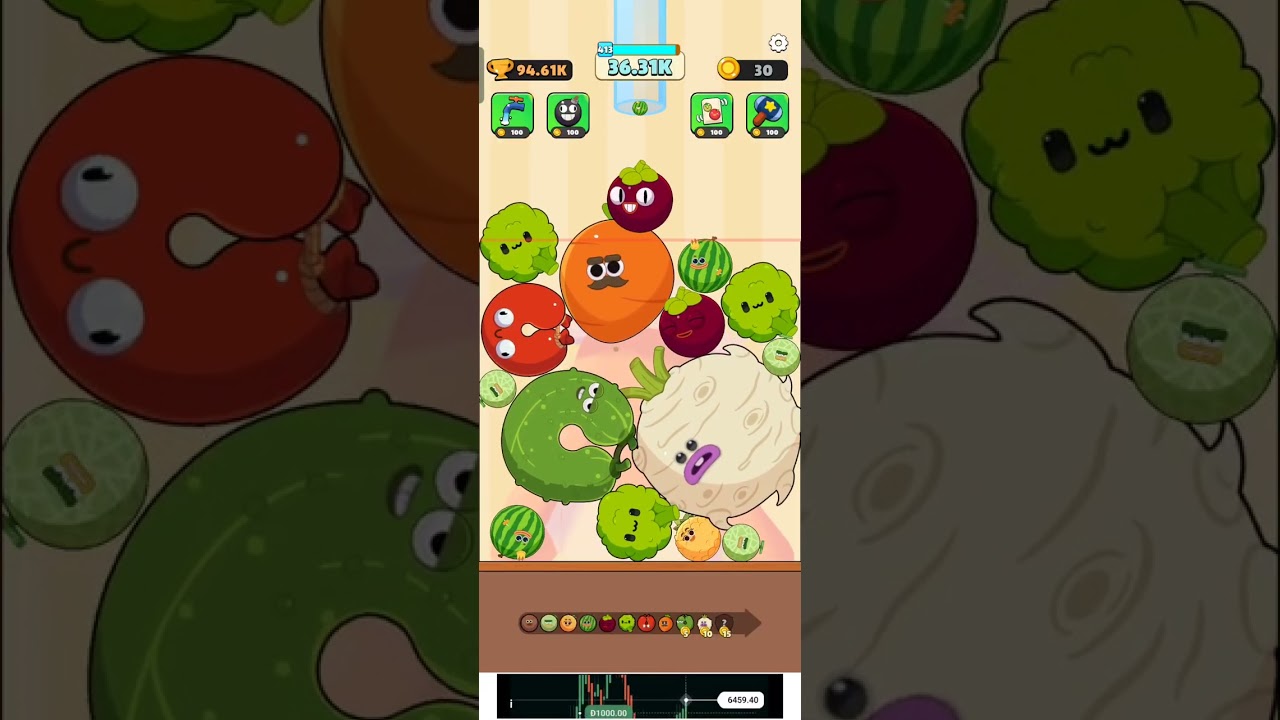 Fruit Merge #fruitclash #trendinggames #games #fruitmerge #trendingvideos #ytvideos #gaming #viral