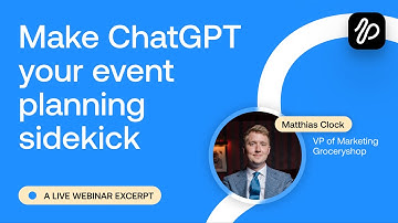 AI for Event Planners: 3 Game-Changing Tips with ChatGPT | Webinar Highlight