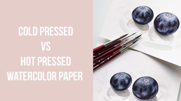 Watercolour Papers: Hot Pressed vs Cold Pressed vs Rough – Gwartzman's Art  Supplies