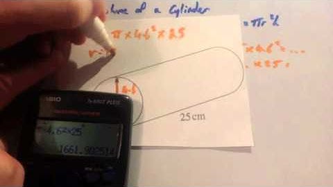 Volume of a Cylinder - Corbettmaths