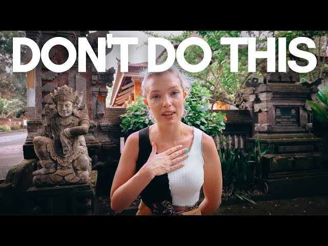 10 things you MUST NOT do in BALI, Indonesia class=