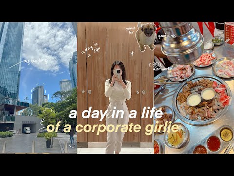 DAY IN A LIFE | slow morning + busy 9-5 work day of a corporate girlie 🍵🌷