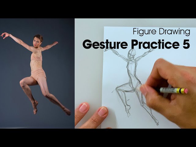 Gesture Drawing Practice on an Ipad