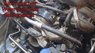 2015 mazda 6 2.5L belt replacement and belt tensioner,  check charging system