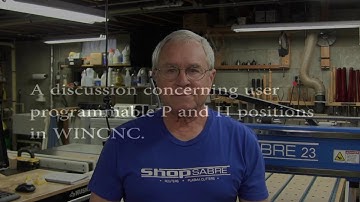 H and P Programmable Positions in WINCNC