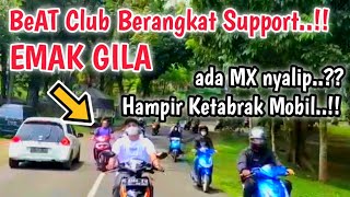 HONDA BEAT KARBU  || Touring beat club Dukung EMAK GILA