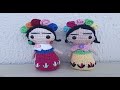 MİNİ FRİDA KAHLO YAPIMI (crochet making tiny frida kahlo) #amigurumikahlo